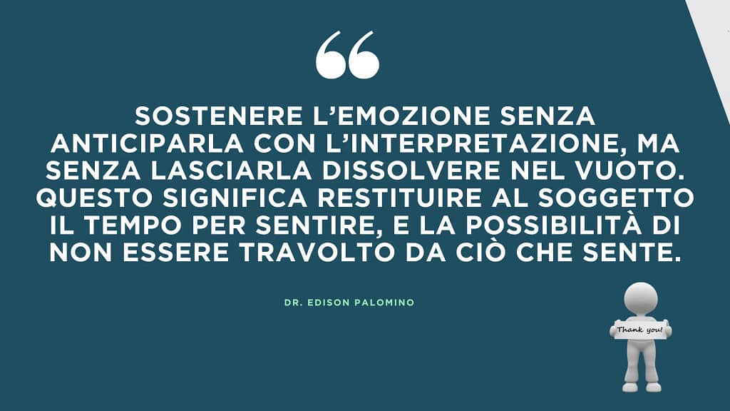 Emozione, tempo logico e relazioni oggi