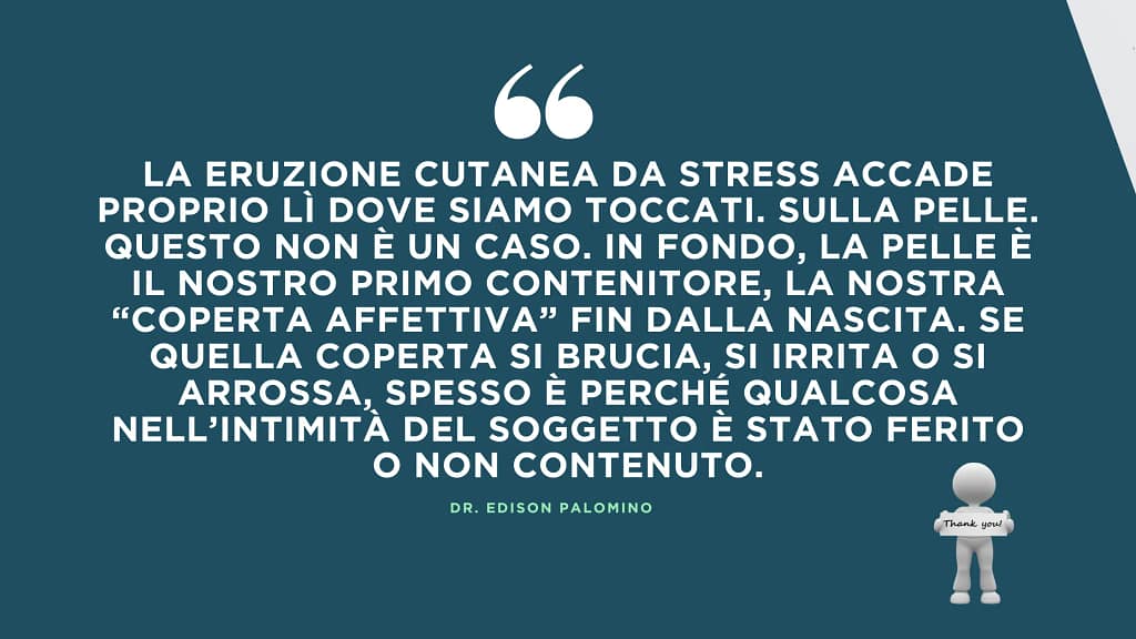 Eruzione cutanea da stress