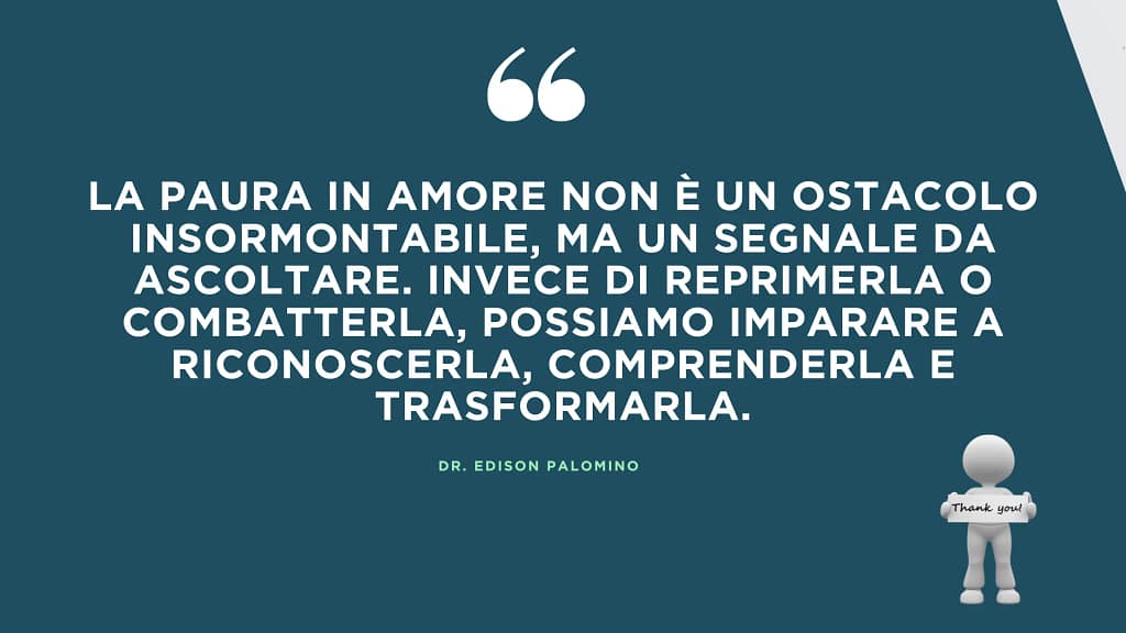 Paura in amore: capirla, affrontarla, superarla